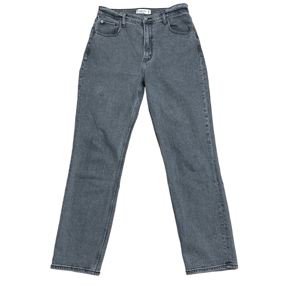 Abercrombie & Fitch Denim - Abercrombie & Fitch Gray Straight Leg Jeans
